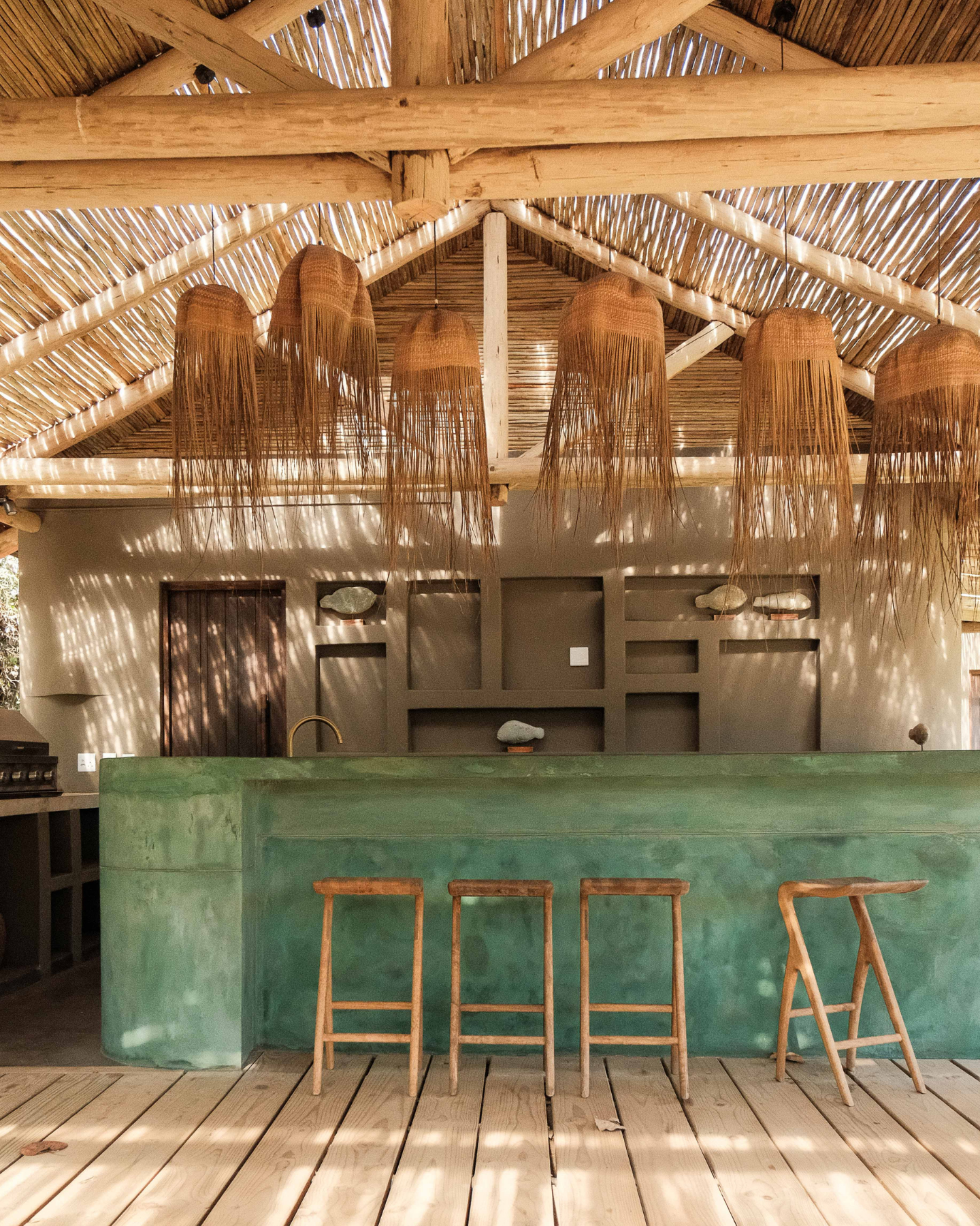 Custom made giant Jellyfish pendants for Gwe Gwe lodge