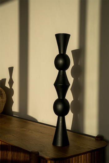 natural wood turned candle holder small sustainable pine wood home decor soft furnishings tableware gifting 
crates_of_beauty_natural_wood_turned_candle_holder 