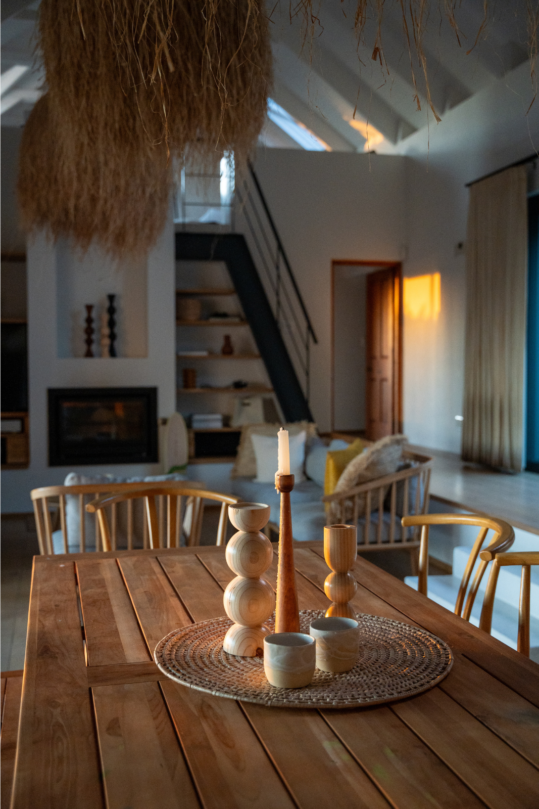 Tea light bottle necks | Wood turned candle holders