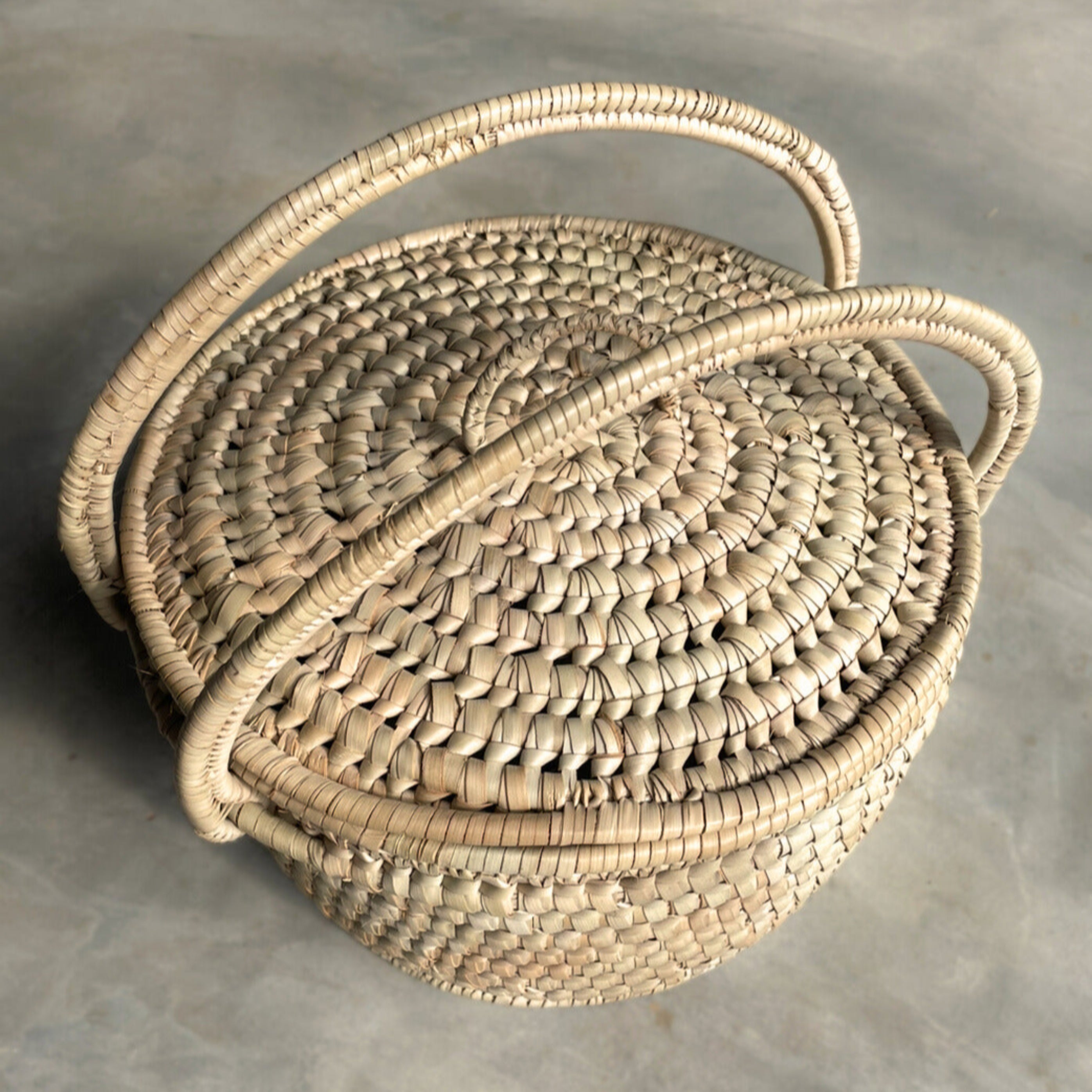 Luxury home decor hand woven basket