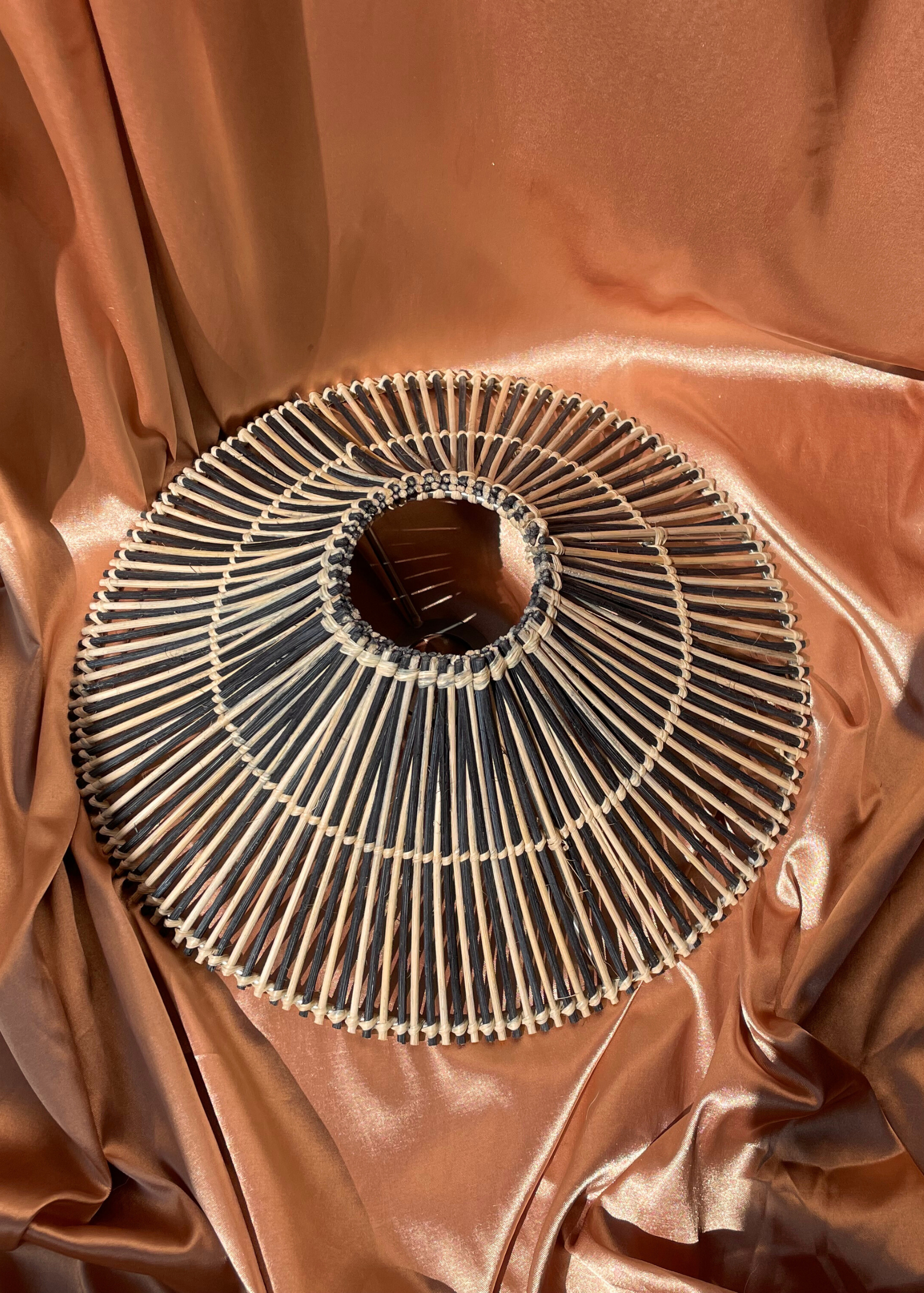 Decorative woven lamp shade brass fittings custom color cord table bedside lamp ceramic base custom Decorative woven lampshade
Colorful woven lampshades with brass fittings and ceramic bases inspired by and locally made in Cape Town woven with black and white bamboo on stainless steel frames, with customisable fabric color cord
Soft furnishings table lamps home decor
crates_of_beauty