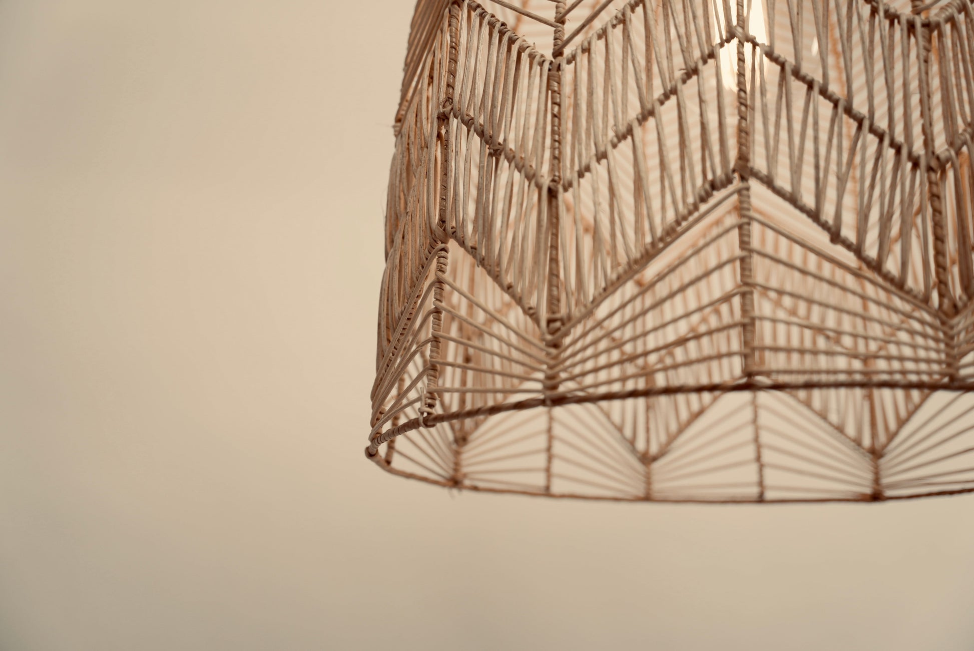 The Circus pendant woven from rattan peel on stainless steel frames locally made and customisable for restaurants, lodges, property developments on wholesale