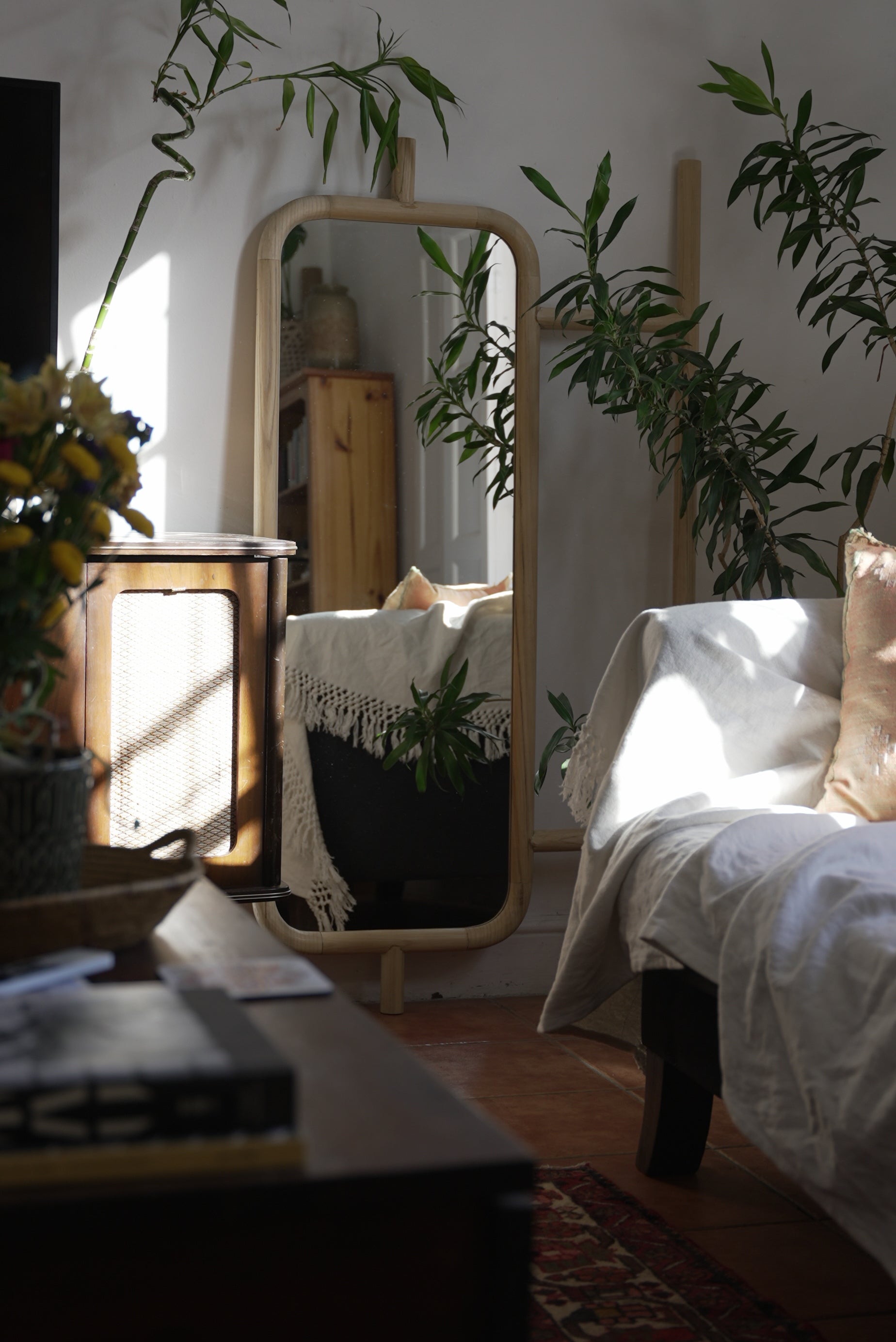 The Muji mirror free standing wall mount minimalist scandi home decor