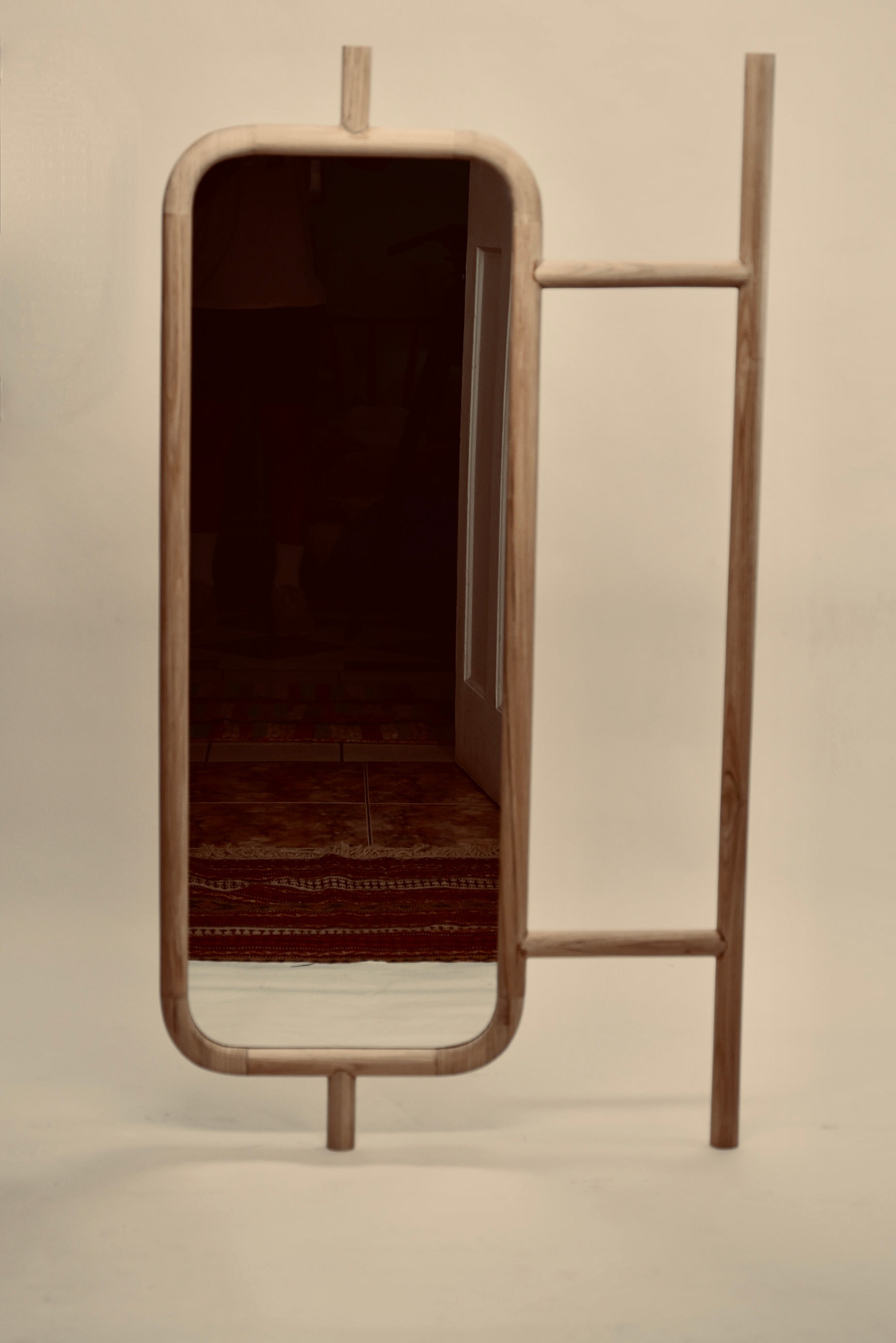 The Muji mirror statement home decor wooden frame